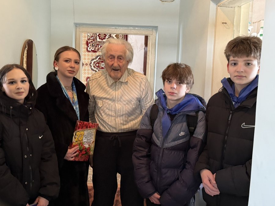 Волонтерская акция, приуроченная ко Дню защитника Отечества