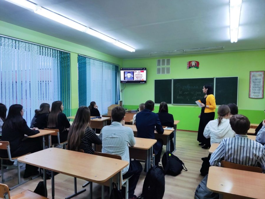 Информационные часы, посвященные  Дню памяти воинов-интернационалистов