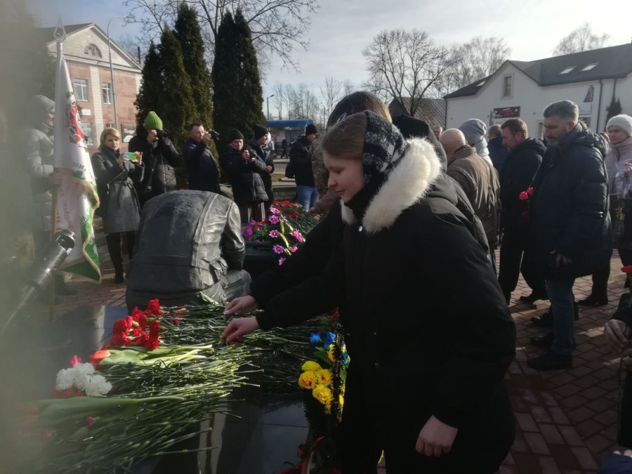 Торжественный митинг, посвященный 35-й годовщине вывода советских войск из Афганистана