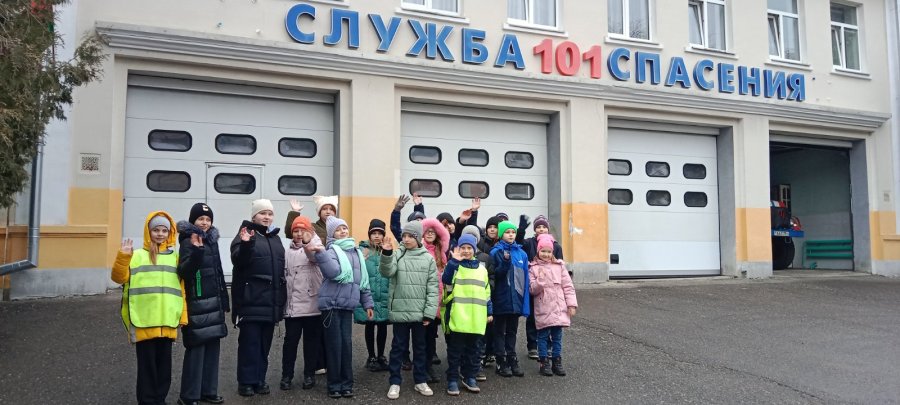 Экскурсия в пожарную часть по ул. Советской