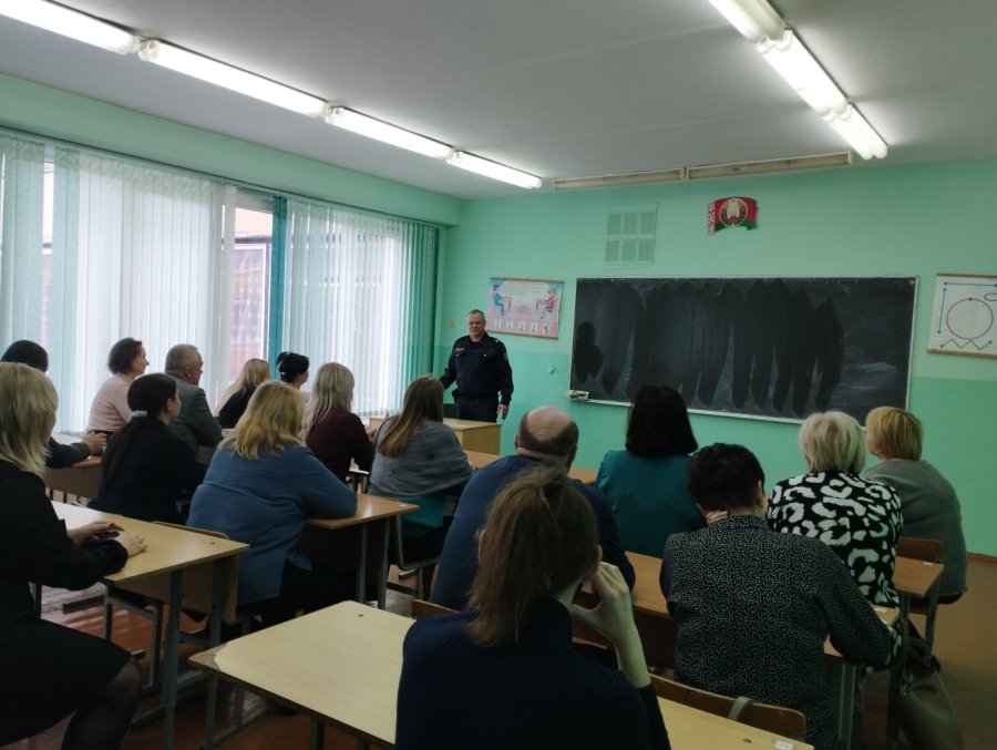 Встреча с начальником ООПП, подполковником милиции Волковысского РОВД Климэк Станиславом Ивановичем