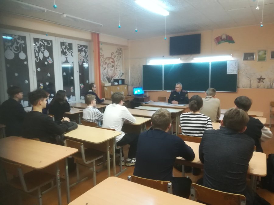 Встреча с начальник отдела охраны правопорядка и профилактики Станиславом Ивановичем Климэком