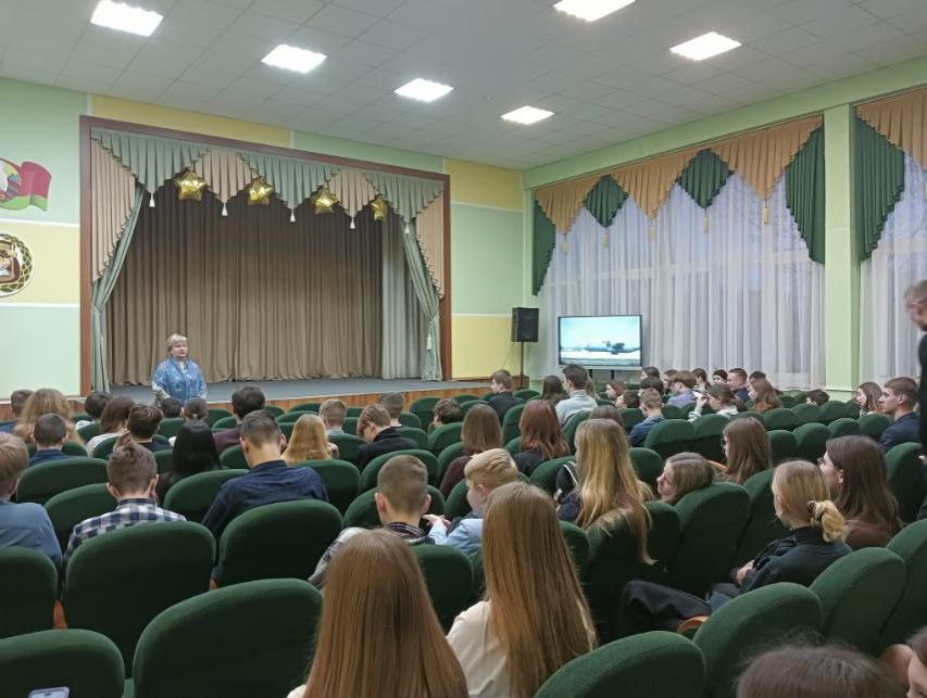 Встреча учащихся VIII-X классов с врачом по медицинской профилактике