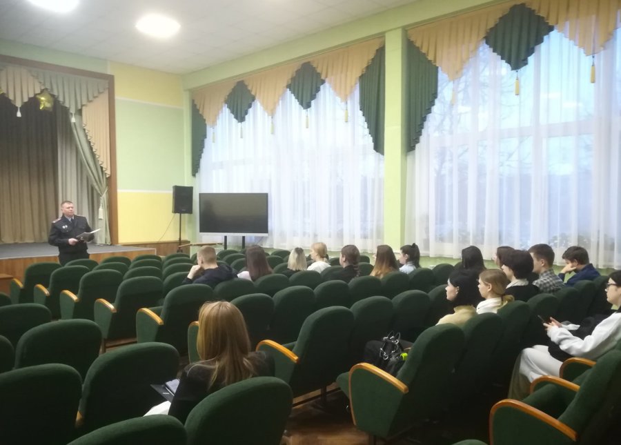 Профориентационная встреча с сотрудниками ИУОТ № 29 УДИН по Гродненской области