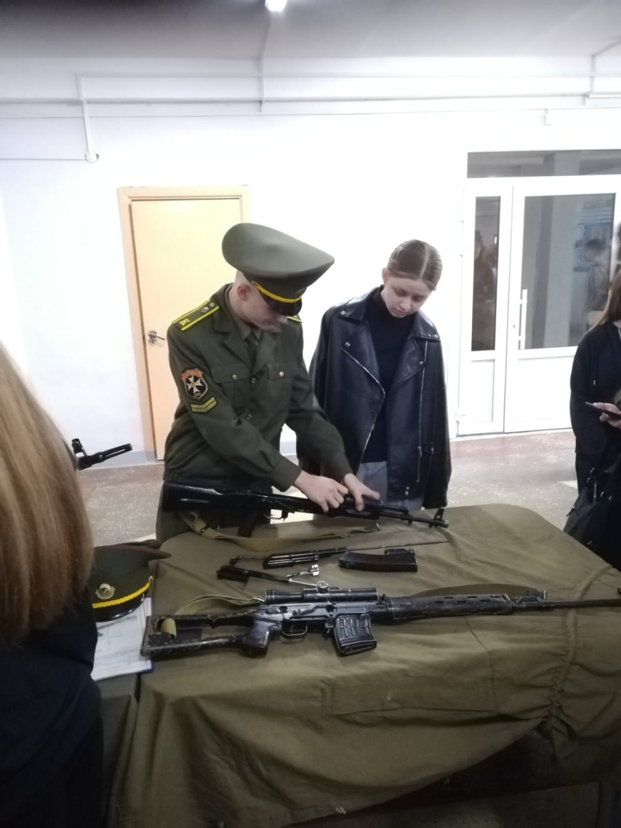 Районное профориентационное мероприятие, организованное представителями Министерства Обороны, Военной Академии и военных факультетов ВУЗов Республики Беларусь