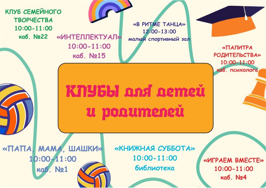 Клубы для детей и родителей