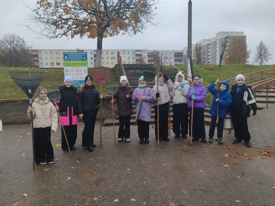 Осенний гимназический субботник «Вместе за чистоту и красоту!»