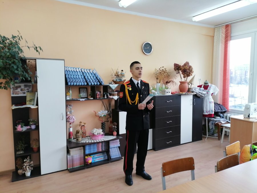 Важная встреча с кадетом  Гродненского областного кадетского училища